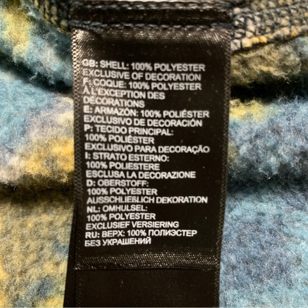The North Face Men's 1/2 Zip Fair Isle Pullover Jacket SZ M Aztec Print